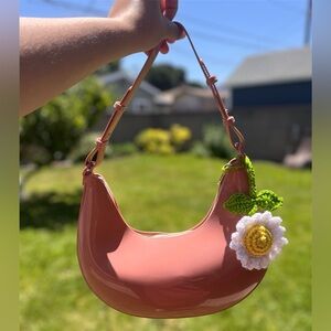 Handbag Charm Daisy crochet